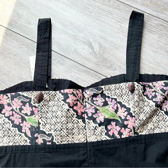 NWT Vintage  Maggie Walt Straps Black Batik Antika Tunic - Picture 12 of 14